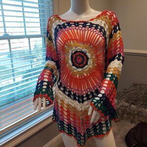 NWOT Venus crochet sweater S/M
